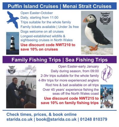 Starida Puffin Island Cruises